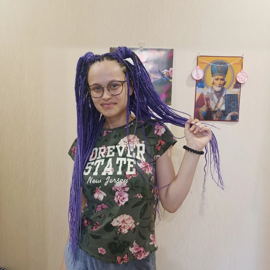 Повторный вплет моего комплекта кос,кудрей