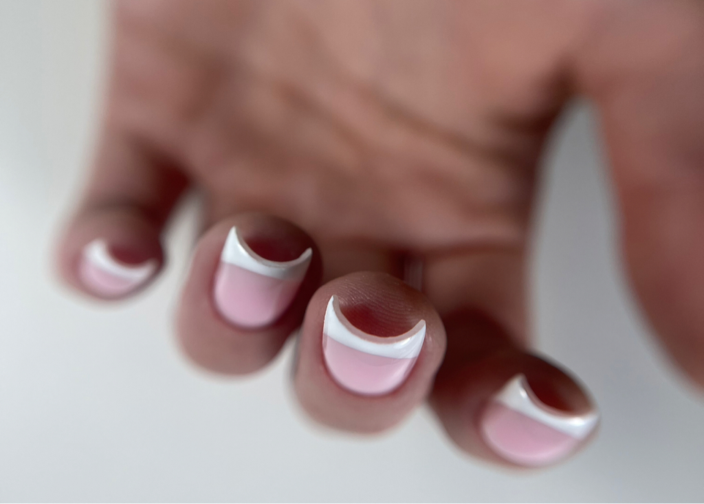 Френч + восстановление архитектуры (полигель)