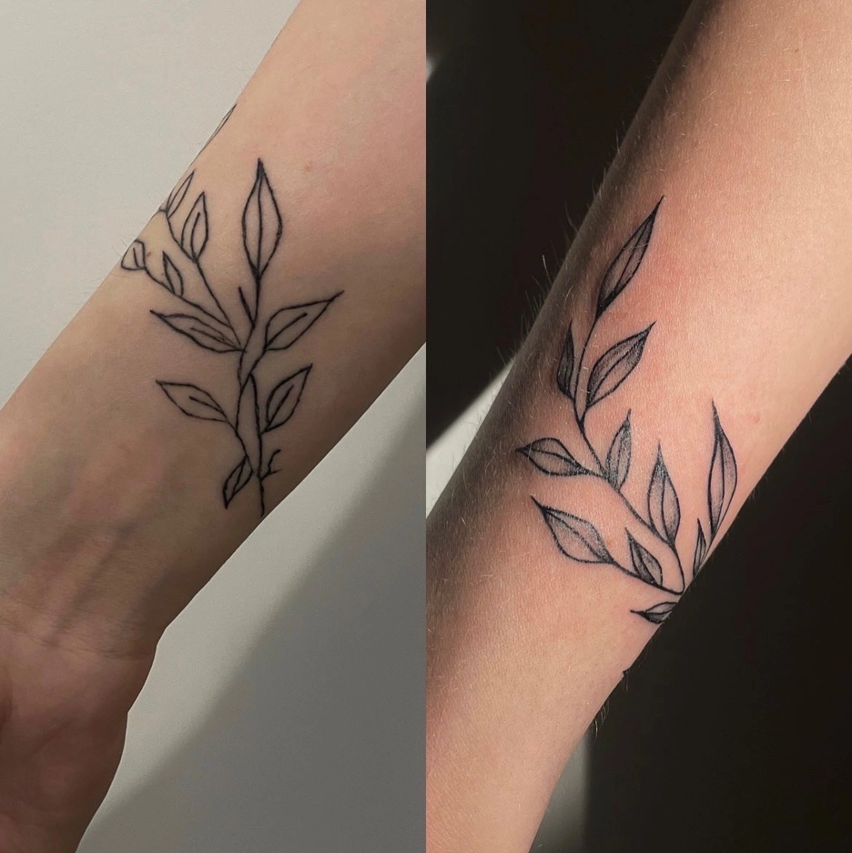 Коррекция татуировки