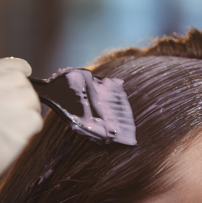 Окрашивание в один тон