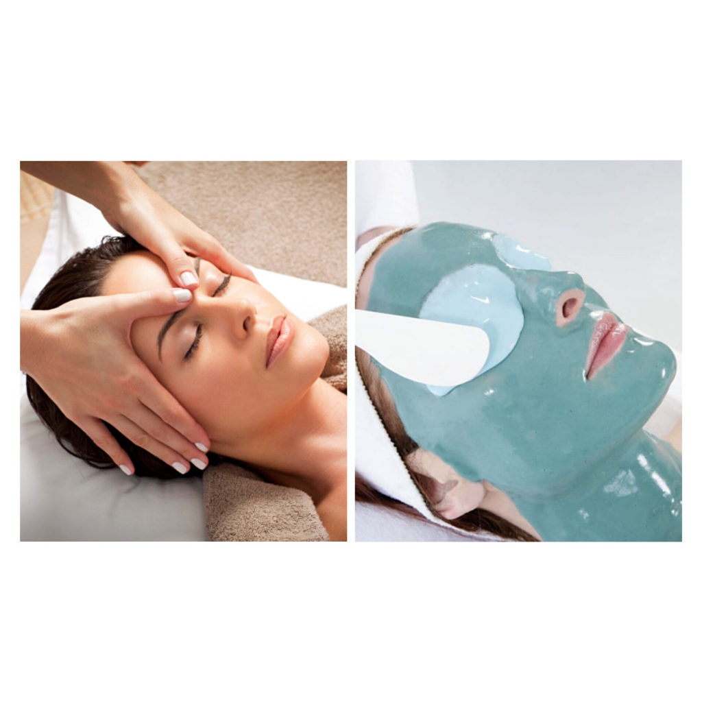 Массаж лица, шеи и зоны декольте с маской