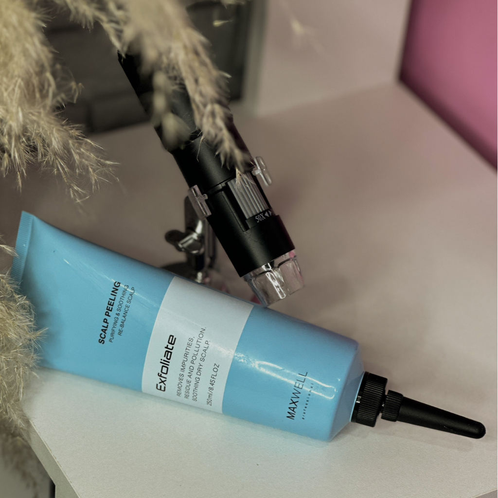 Пилинг перед горячей/холодной реконструкцией волос