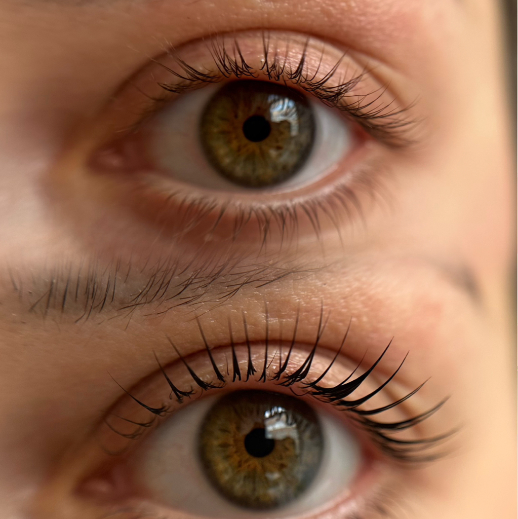 Ламинирование верхних ресниц с окрашиванием и уходом