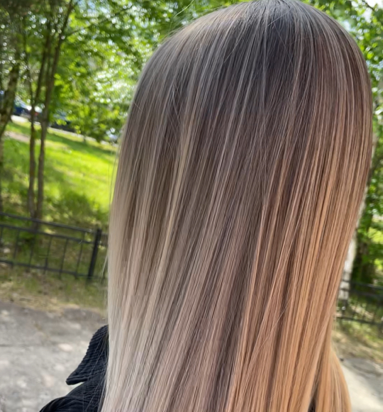 Сложное окрашивание в технике AirTouch , shatush balayage