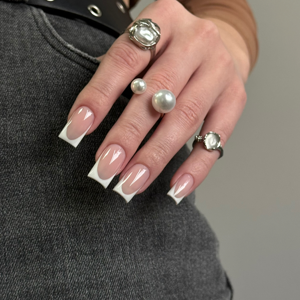 Маникюр с покрытием + френч