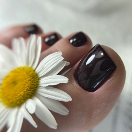 Педикюр с покрытием (пальчики)