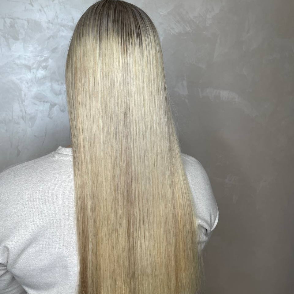 Мелирование +тонирование красителем CHI(очень длинные/густые)