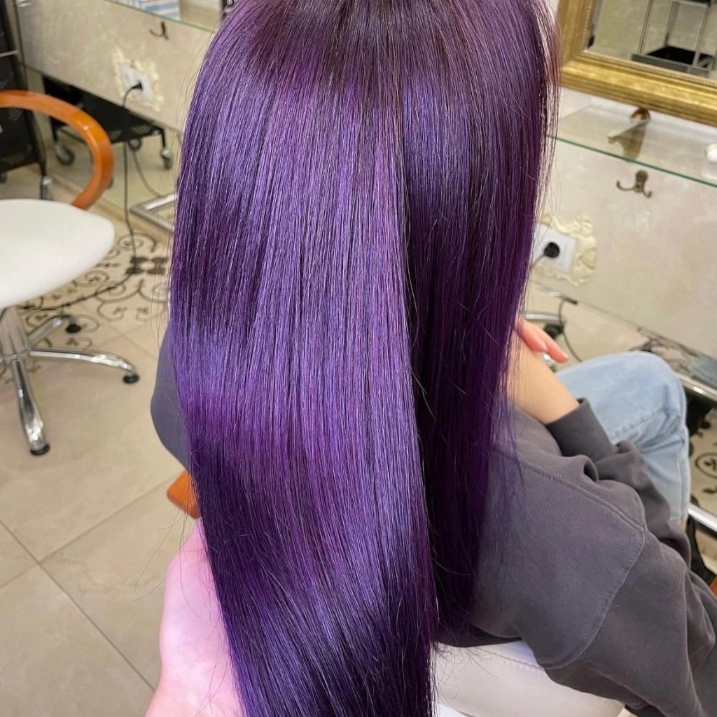 Тонирование красителем Matrix (длинные волосы)