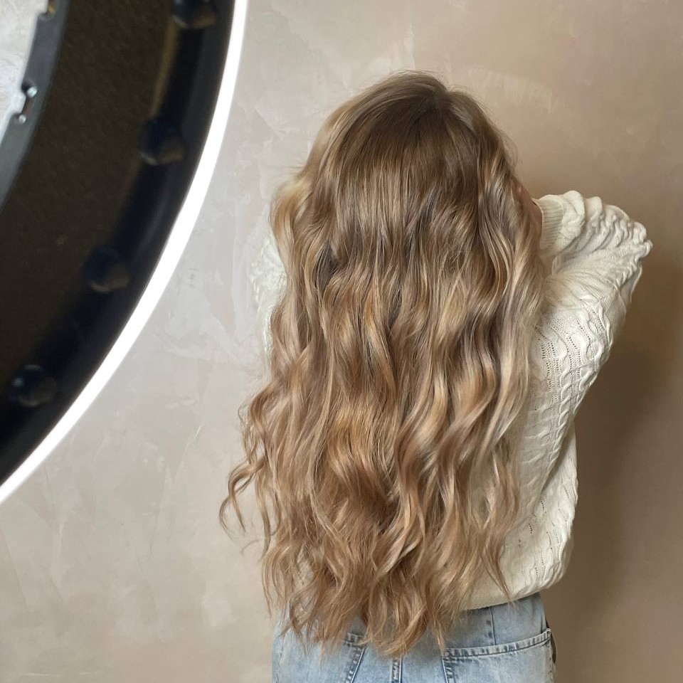 Мелирование + тонирование(очень длинные/густые) Matrix