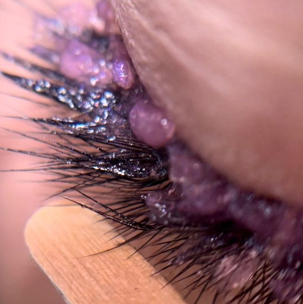 снятие наращенных ресниц| другого мастера