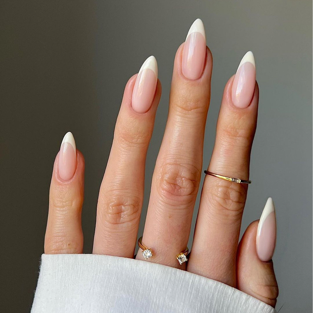 French manicure with Gel Polish-Французкий маникюр с гель-лаком
