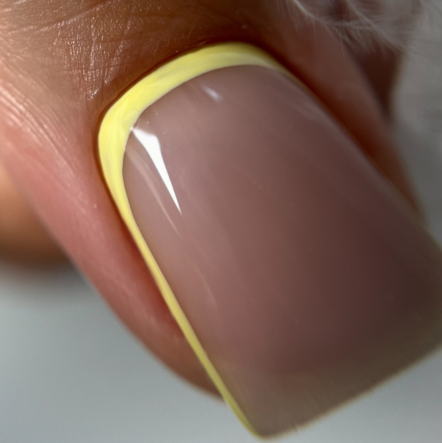 Маникюр с покрытием и дизайном на все ногти