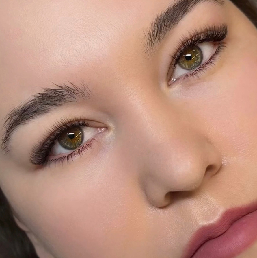 наращивание нижних ресниц, премиум мастер