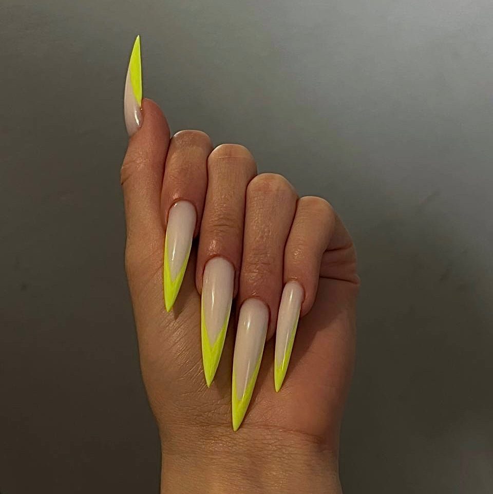 Пакет макси экстра длина +дизайн/френч (наращивание ногтей)