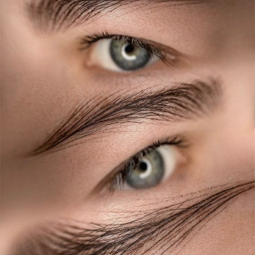 Пудровые волоски