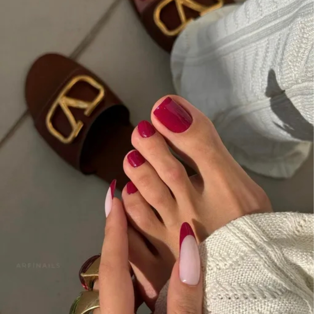 Маникюр+педикюр