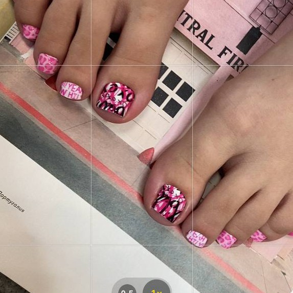 Комплекс 10. Снятие, SMART-педикюр, покрытие плёнки