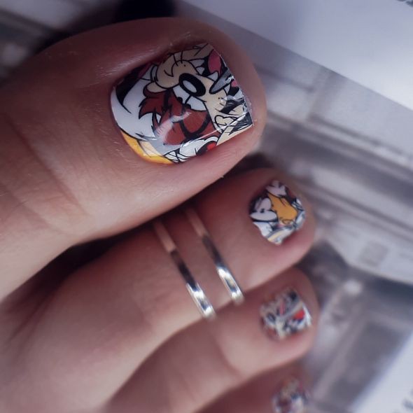 Комплекс 13. Педикюр (пальчики), покрытие плёнки