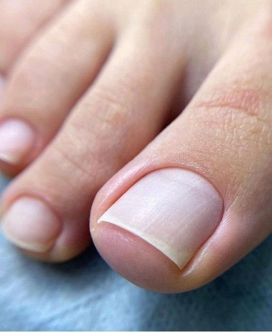 Педикюр пальчики без покрытия