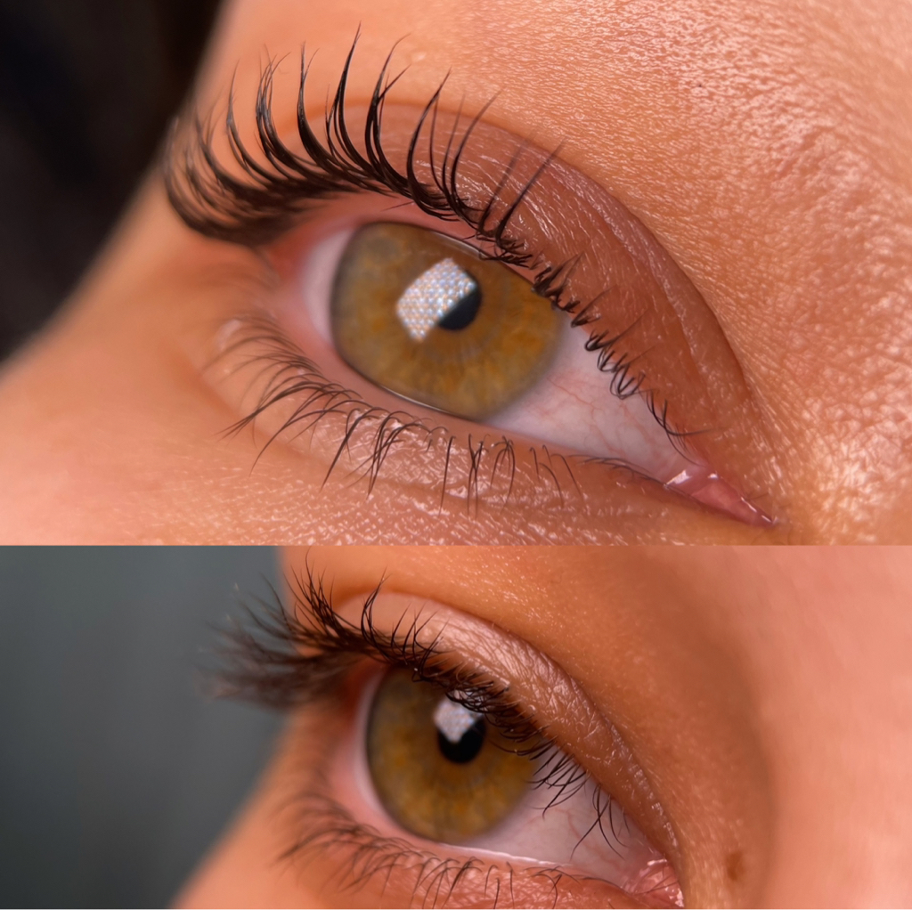 Ламинирование ресниц+итальянская молекулярная реконструкция