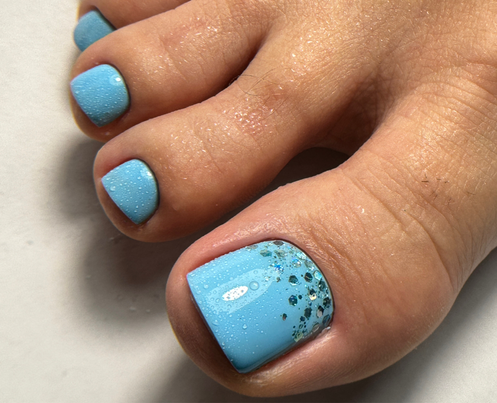 Обработка пальчиков +гель-лаком