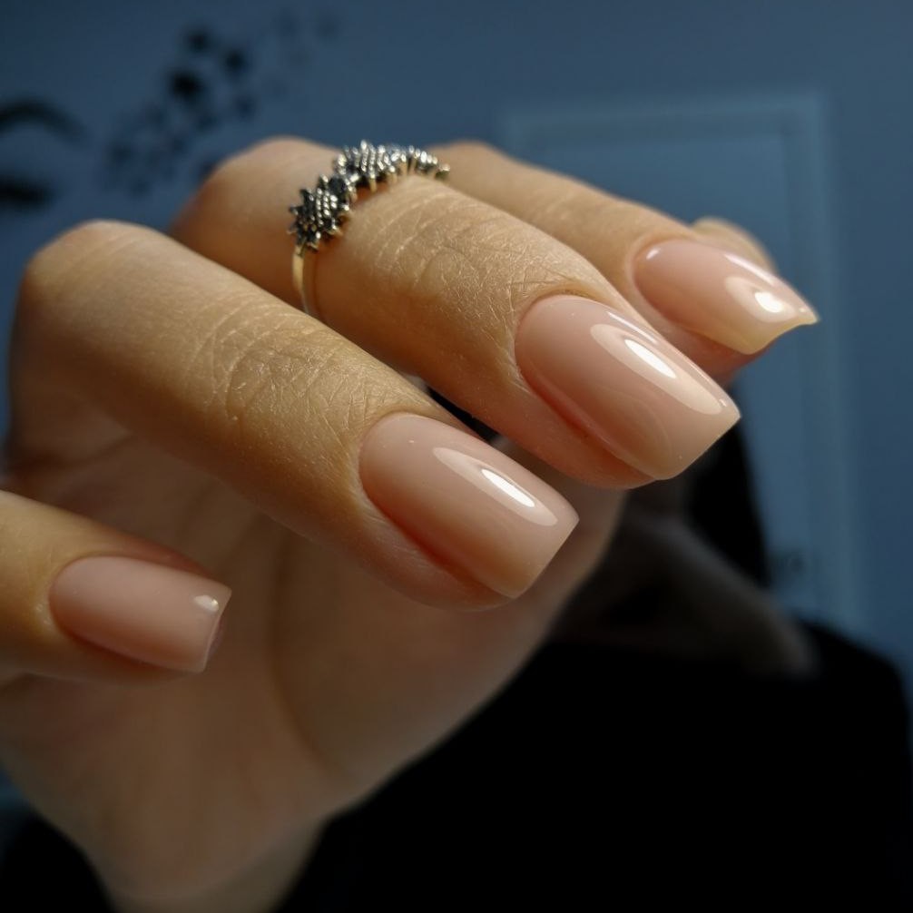 Комплекс 1. Маникюр с покрытием гель-лак+укрепление (кор дл)