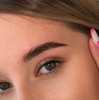 Коррекция + окрашивание бровей