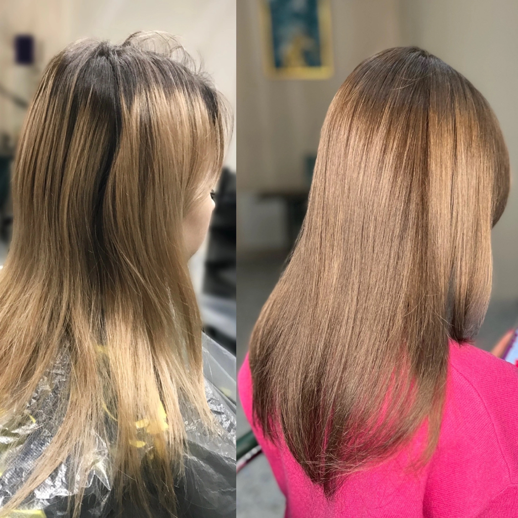 Окрашивание полное, тонирование