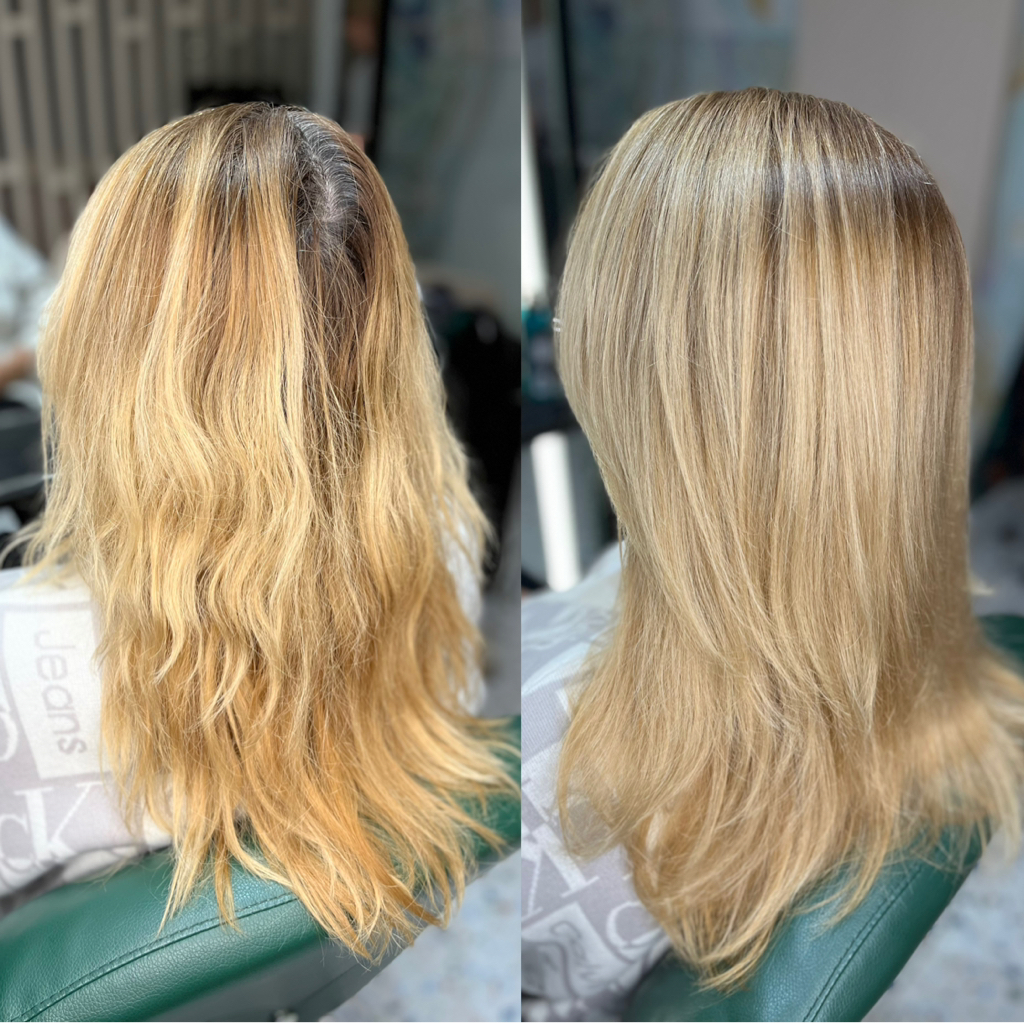 Окрашивание прикорневое