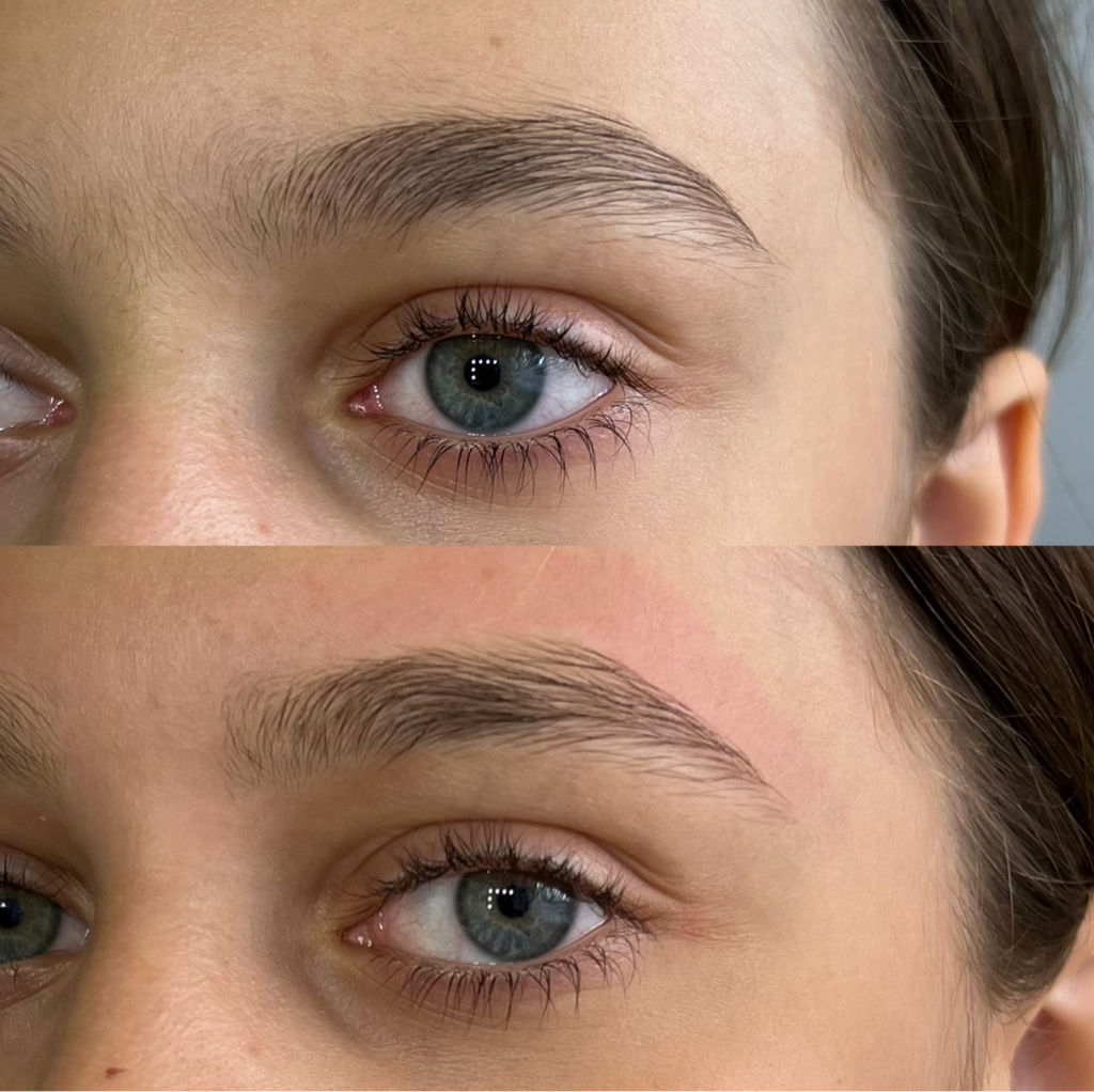 Коррекция бровей