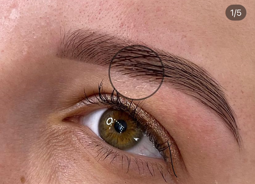 Оформление бровей+окрашивание хна/краска