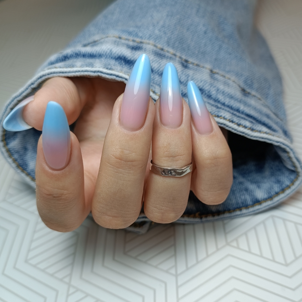 Пилочный маникюр + наращивание