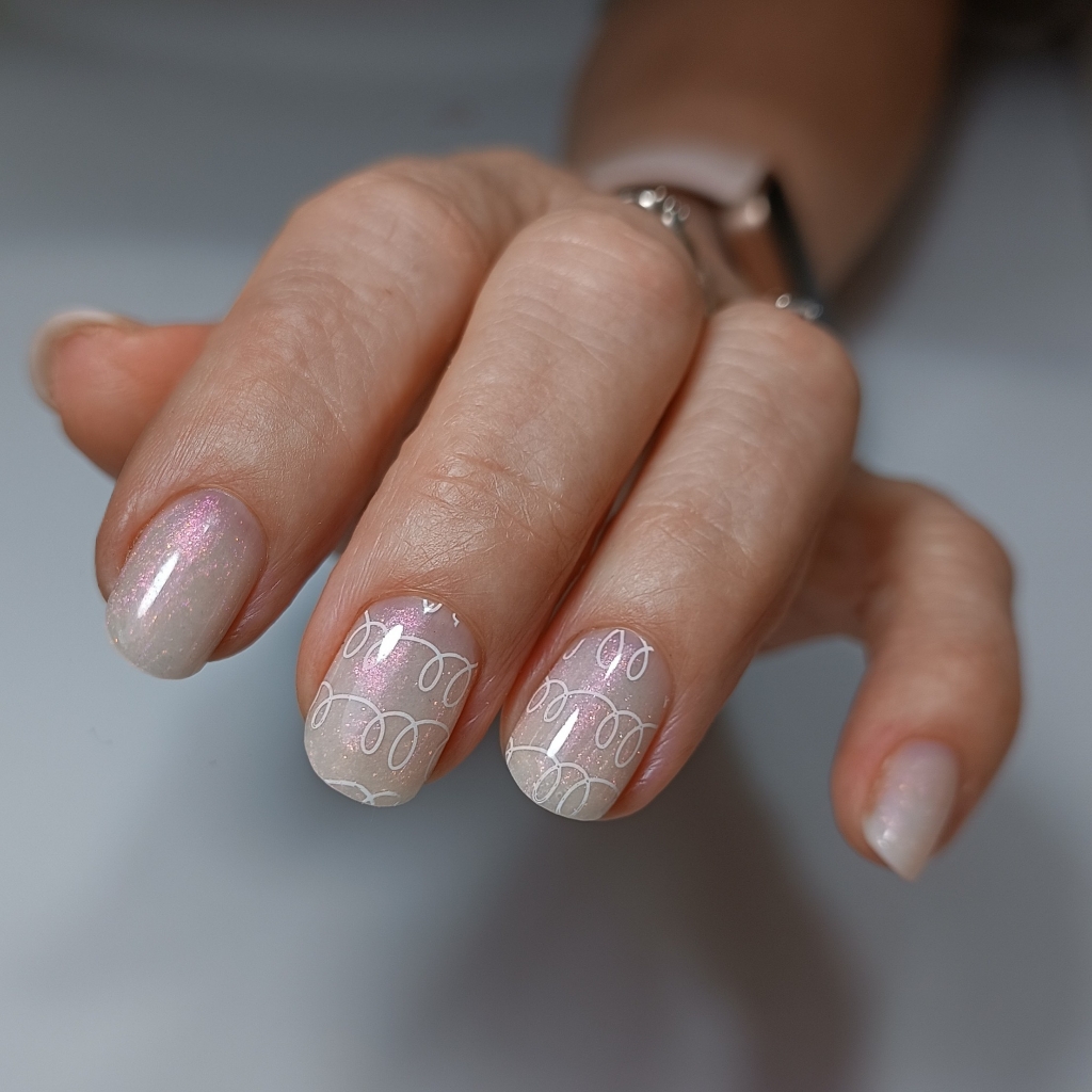 Пилочный маникюр + гель