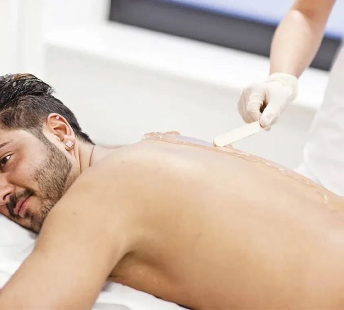 Спина -мужская депиляция Сахар/Воск