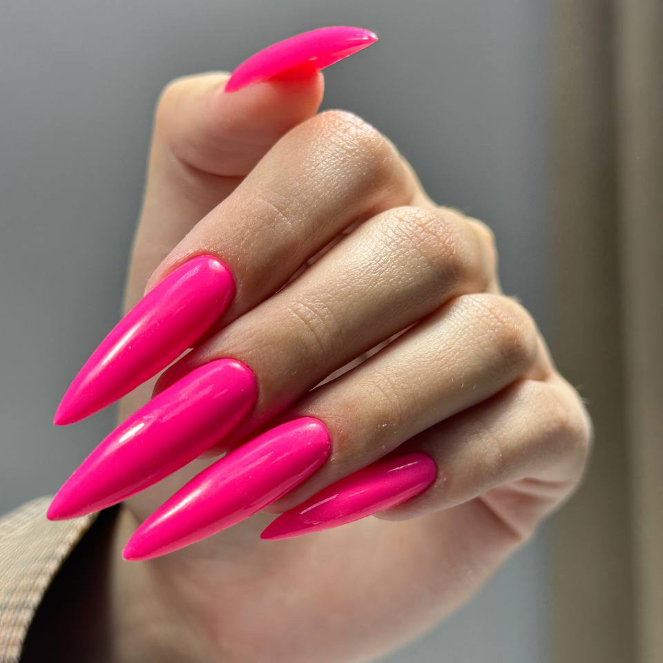 Наращивание ногтей с покрытием