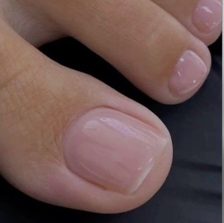 Аппаратный педикюр пальчики без покрытия