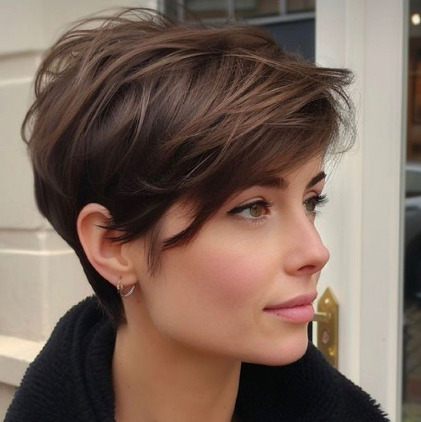 Окрашивание Корней до 5 см. Короткие волосы. Длину не тонируем