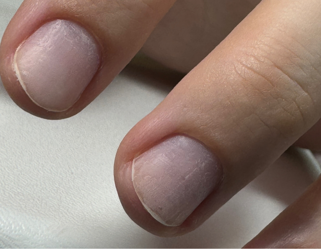 Маникюр комбинированный без покрытия