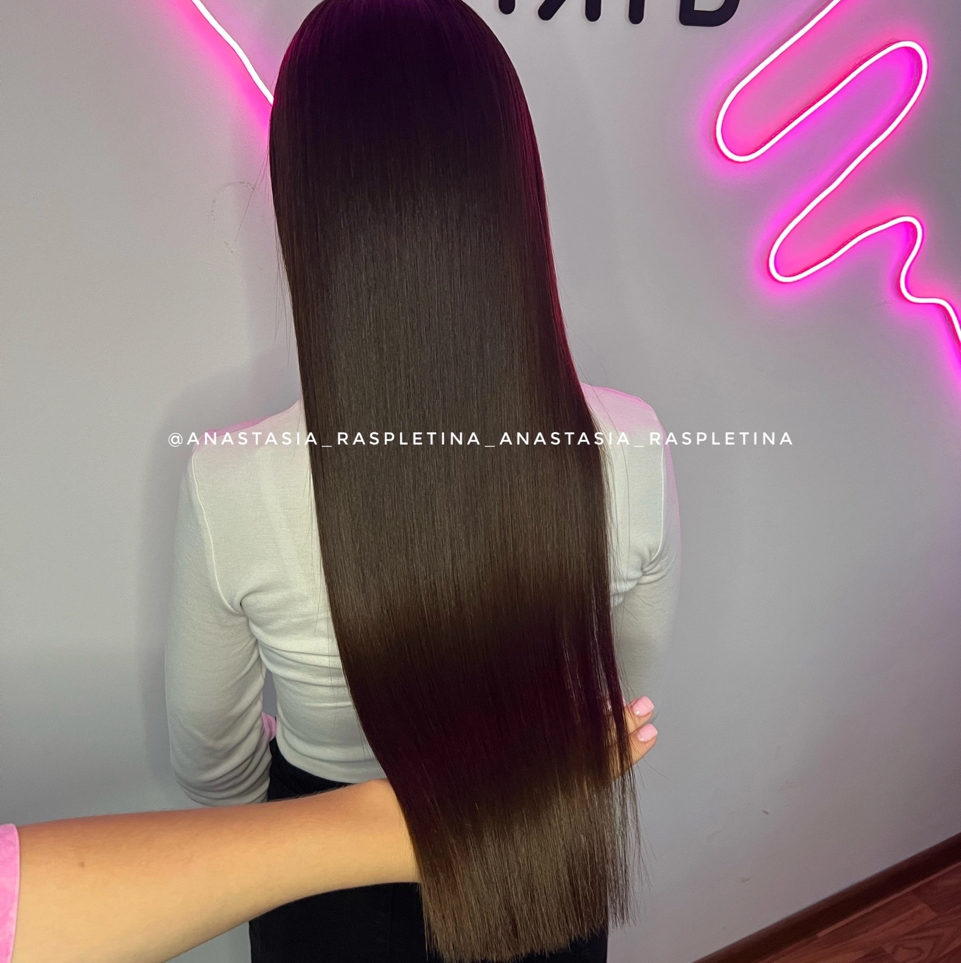 Кератиновое выпоямление