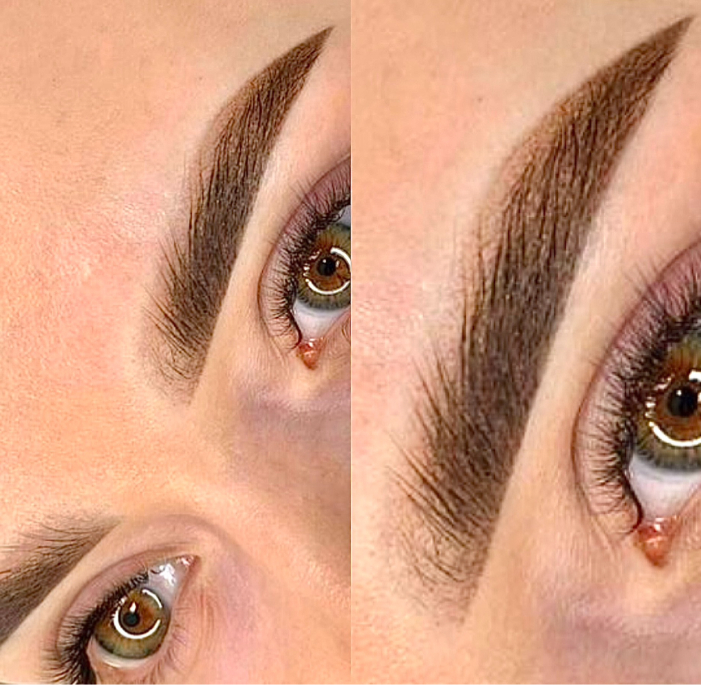 Перманентный макияж бровей