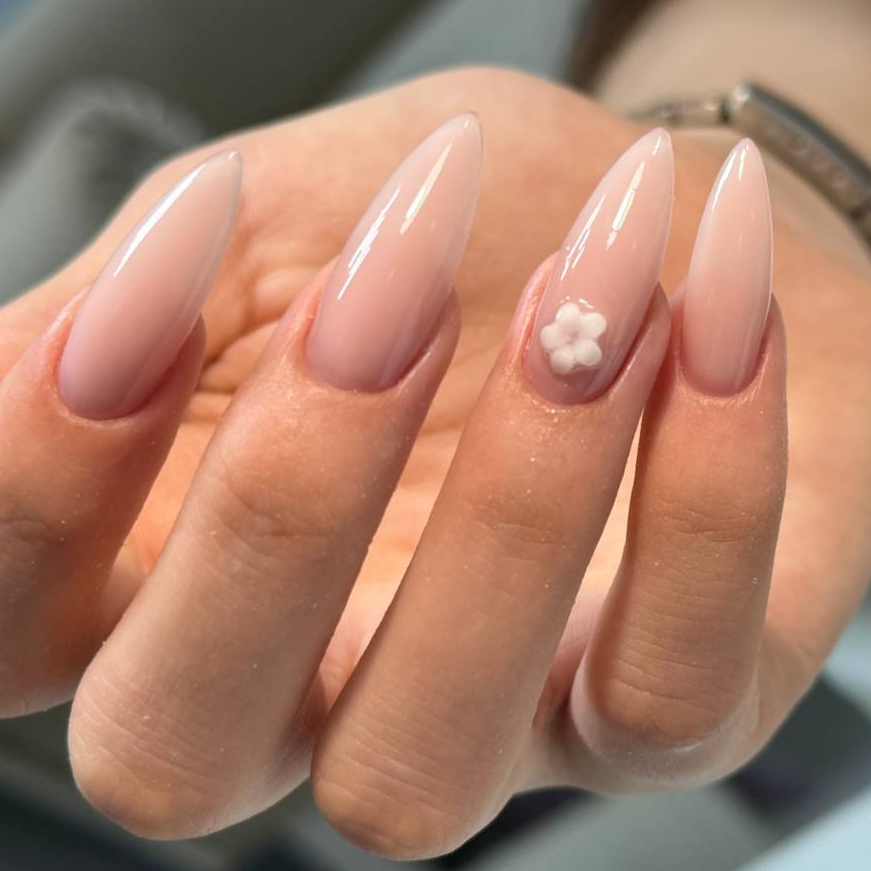 Маникюр +наращивание ногтей +покрытие гель-лак