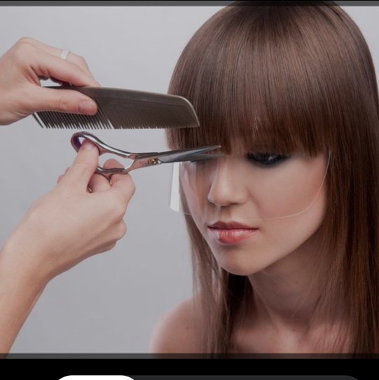 Подравнивание челки