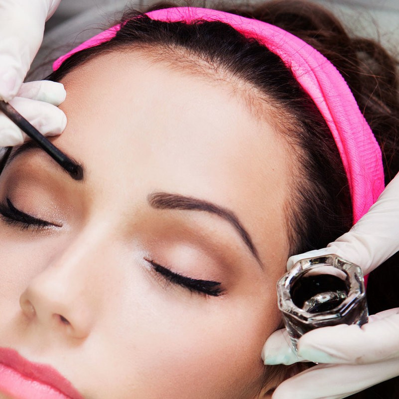 Окрашивание хной без коррекции