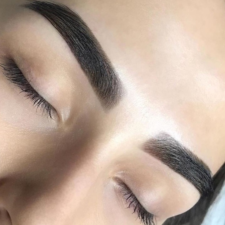 Окрашивание хной с построением архитектуры и коррекцией