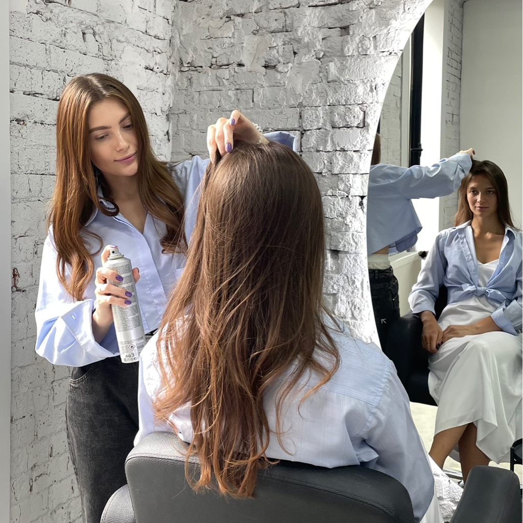 Укладка волос+мытье головы
