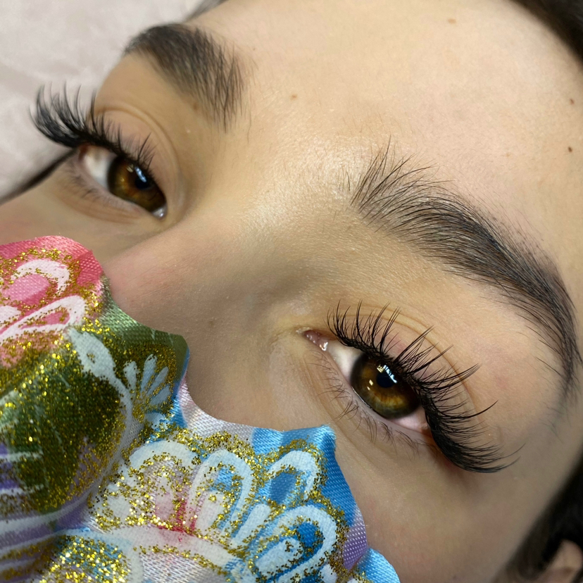 Наращивание ресниц 2D