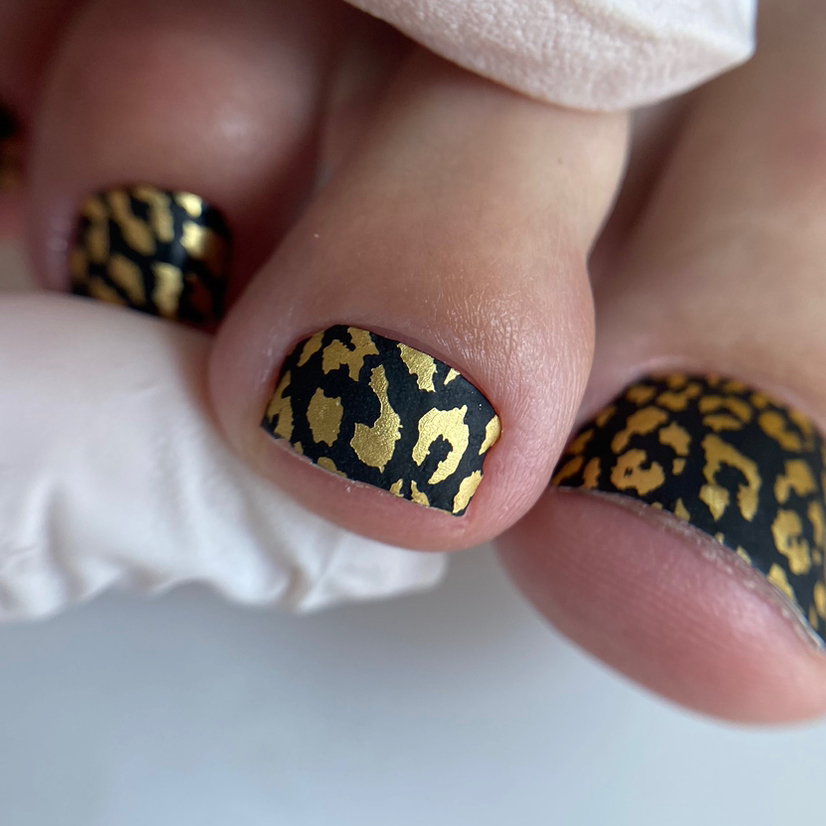 ПЛЕНОЧНЫЙ ПЕДИКЮР  - обработка пальцев - установка пленок - обработка стопы