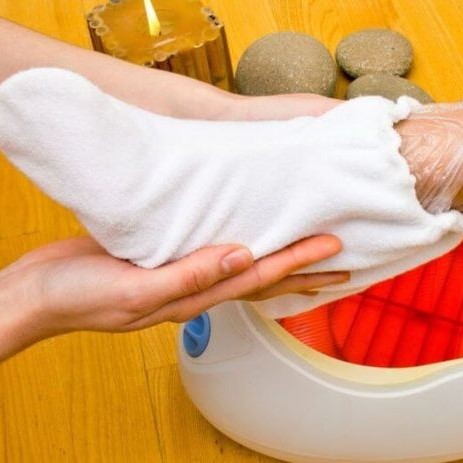 Парафинотерапия для ног