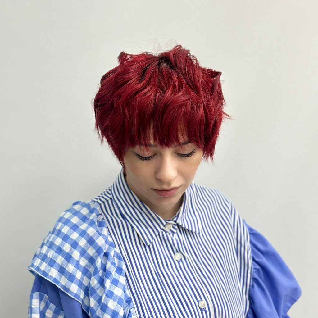 Короткие волосы (однотонное окрашивание)