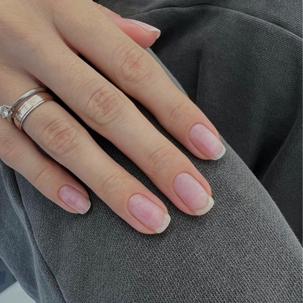 Комби-Маникюр без покрытия